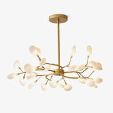 NYXORA - Contemporary Firefly Multi-Branch Chandelier, Gold/Black LUMINORLIGHTING