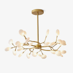 NYXORA - Contemporary Firefly Multi-Branch Chandelier, Gold/Black LUMINORLIGHTING
