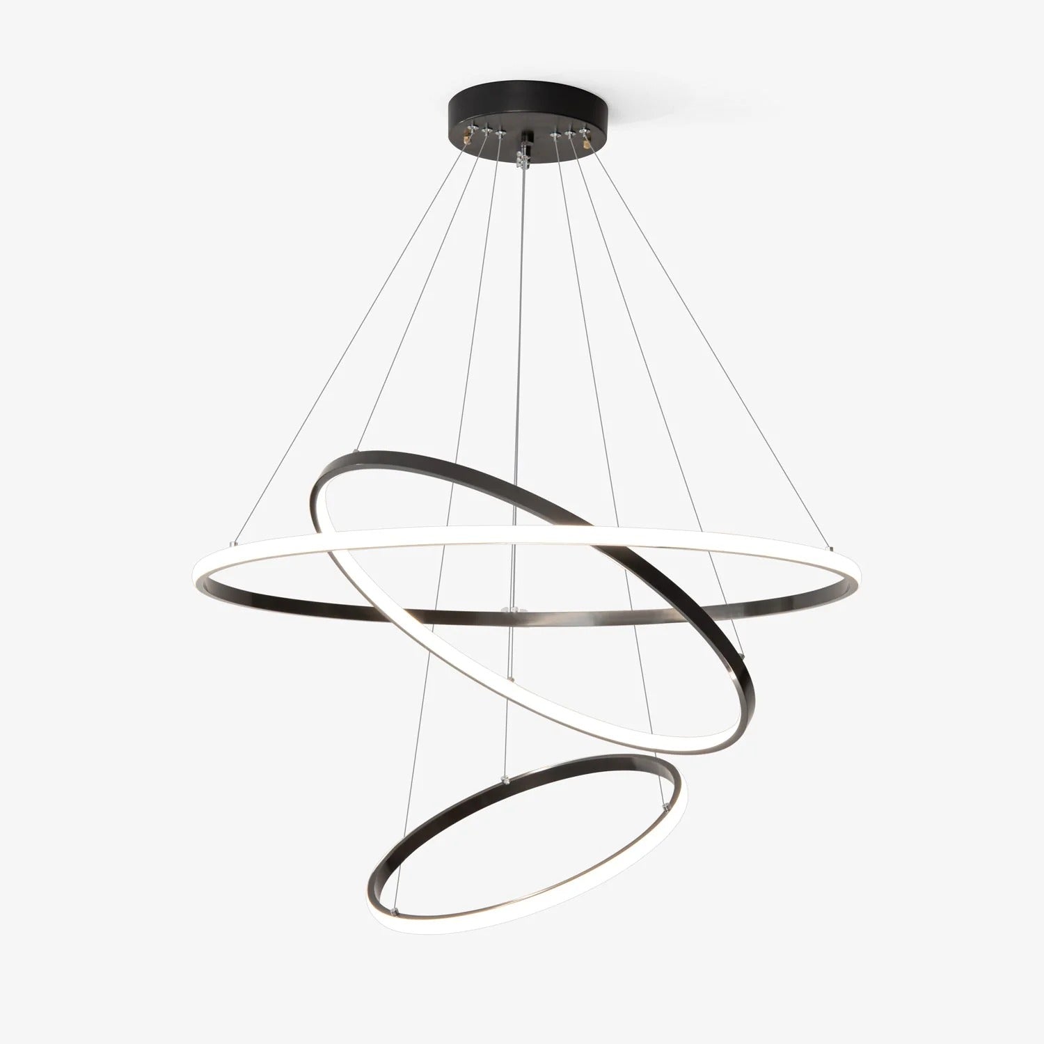 Cassida - Minimalism Circle Shape Chandelier Combo LUMINORLIGHTING
