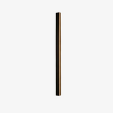 Minimalist - Linear Design LED Outdoor Wall Light For Outdoor, Black, IP67