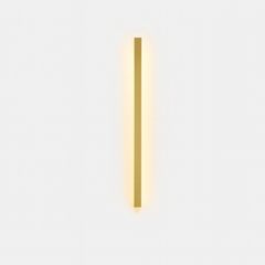 Minimalist - Linear Design LED Outdoor Wall Light For Outdoor, Gold, IP67 LUMINORLIGHTING