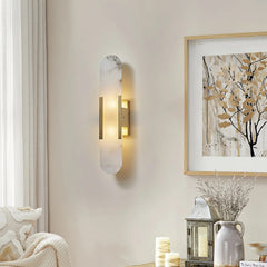 Serica - Elegant Alabaster Indoor Wall Llight, 2 Size LUMINORLIGHTING