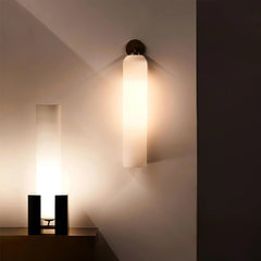 Vetra - Contemporary Cylinder Glass Wall Light LUMINORLIGHTING
