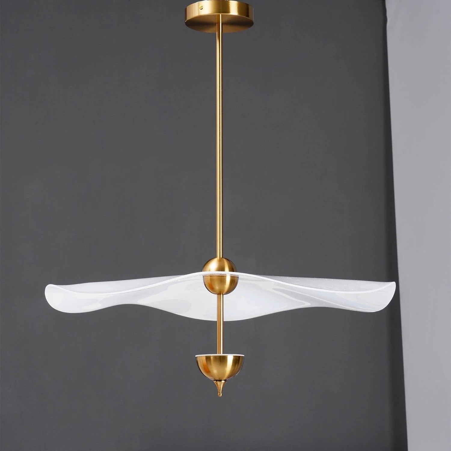 Alaria - Double Layer Floating Petal-Shape Contemporary Pendant Light LUMINORLIGHTING