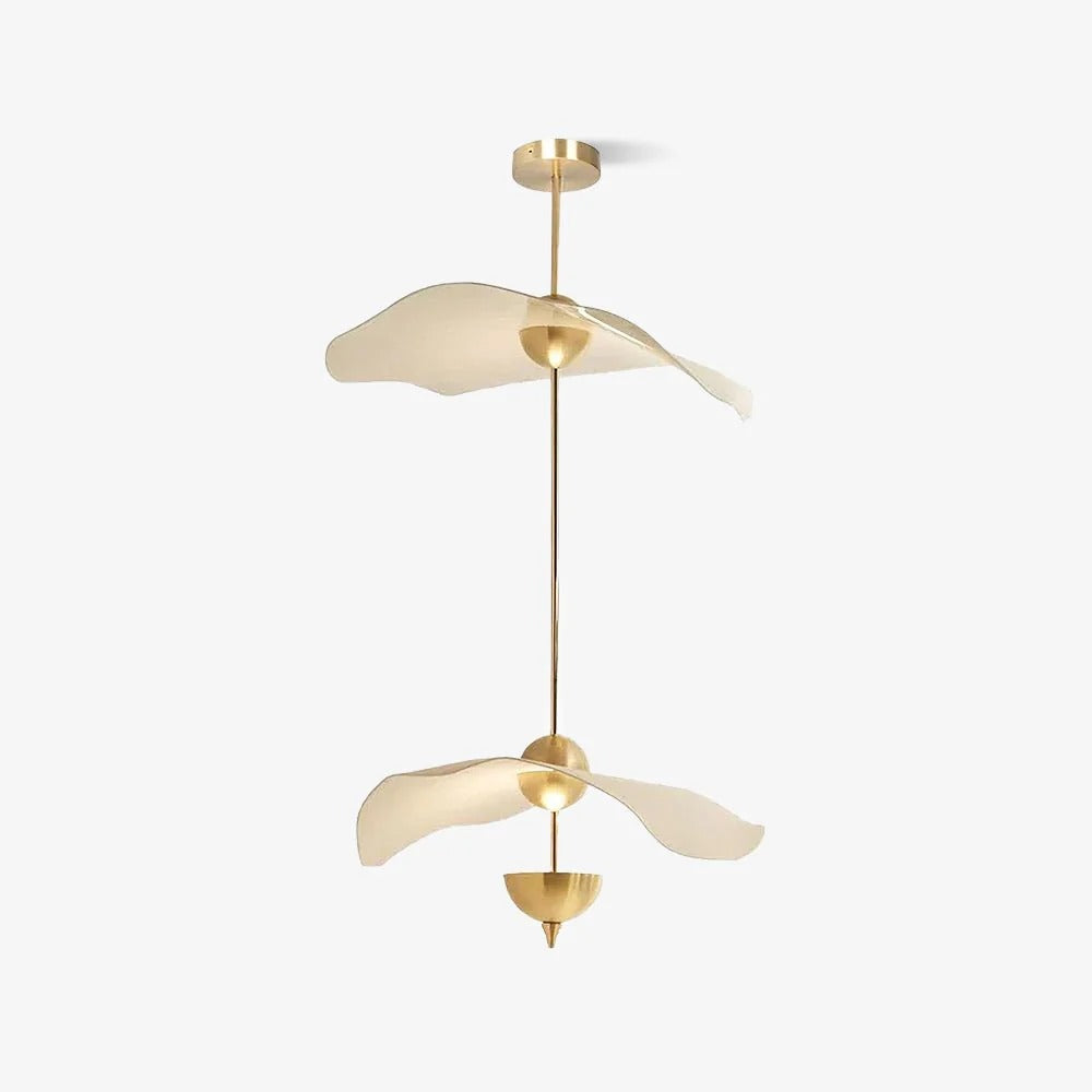 Alaria - Double Layer Floating Petal-Shape Contemporary Pendant Light LUMINORLIGHTING