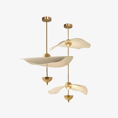 Alaria - Double Layer Floating Petal-Shape Contemporary Pendant Light LUMINORLIGHTING