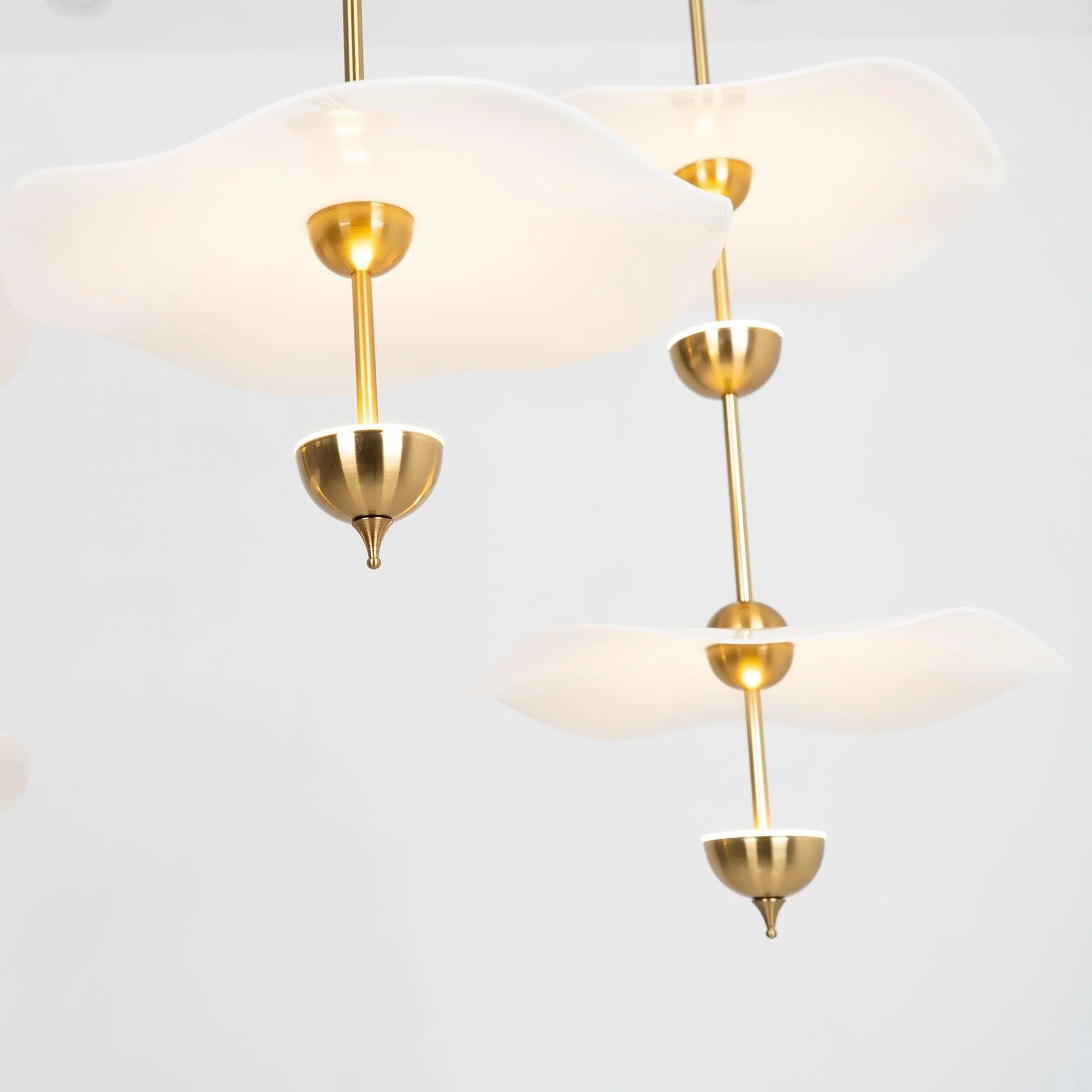 Alaria - Double Layer Floating Petal-Shape Contemporary Pendant Light LUMINORLIGHTING