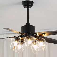 Ardea - Vintage Design 5-Head Ceiling Fan Light, 3 Sizes