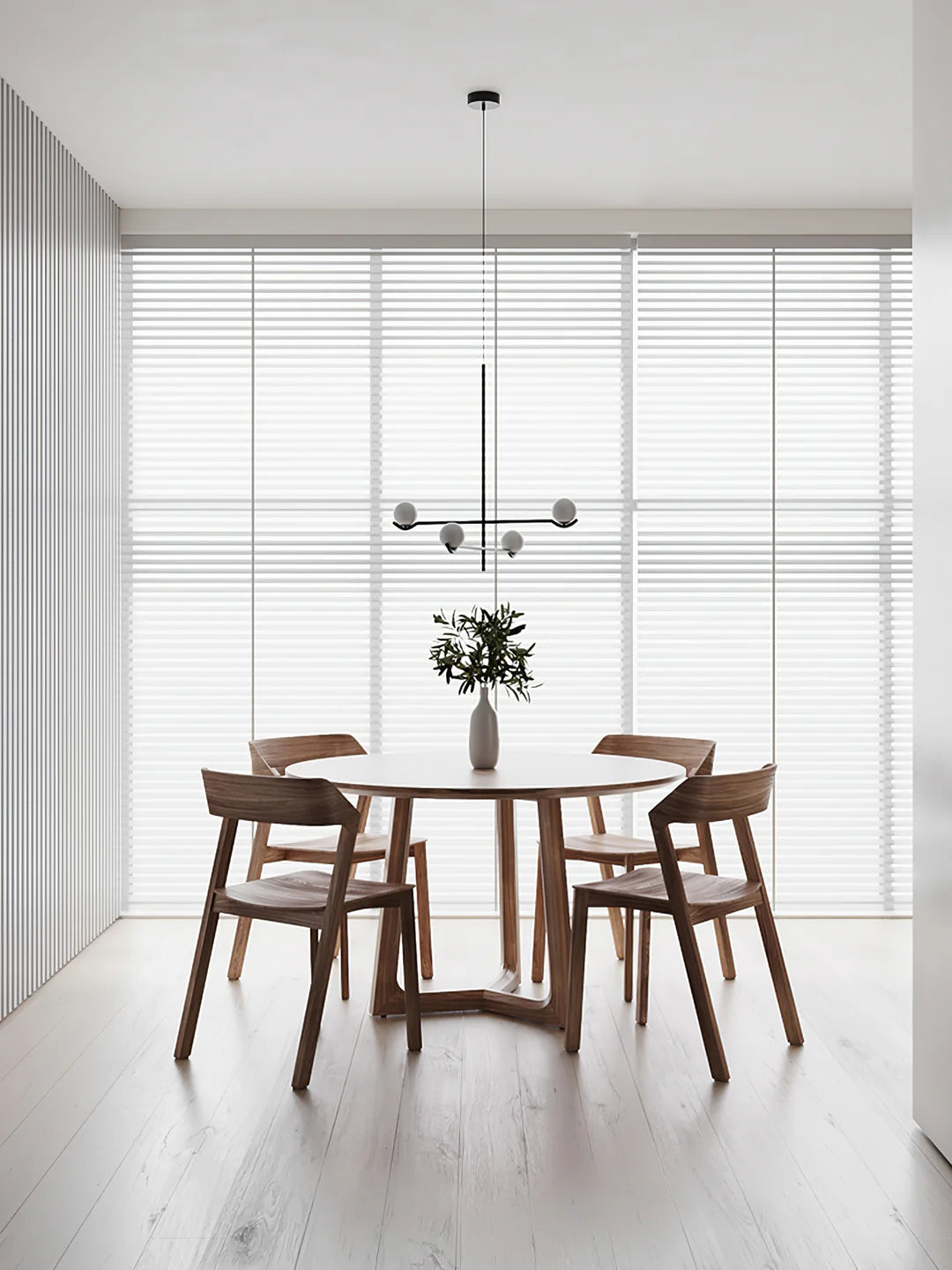 Contemporary Pearl Pendant Lamp, Glass Lampshade w/ Metal Frame, 3 Style LUMINORLIGHTING