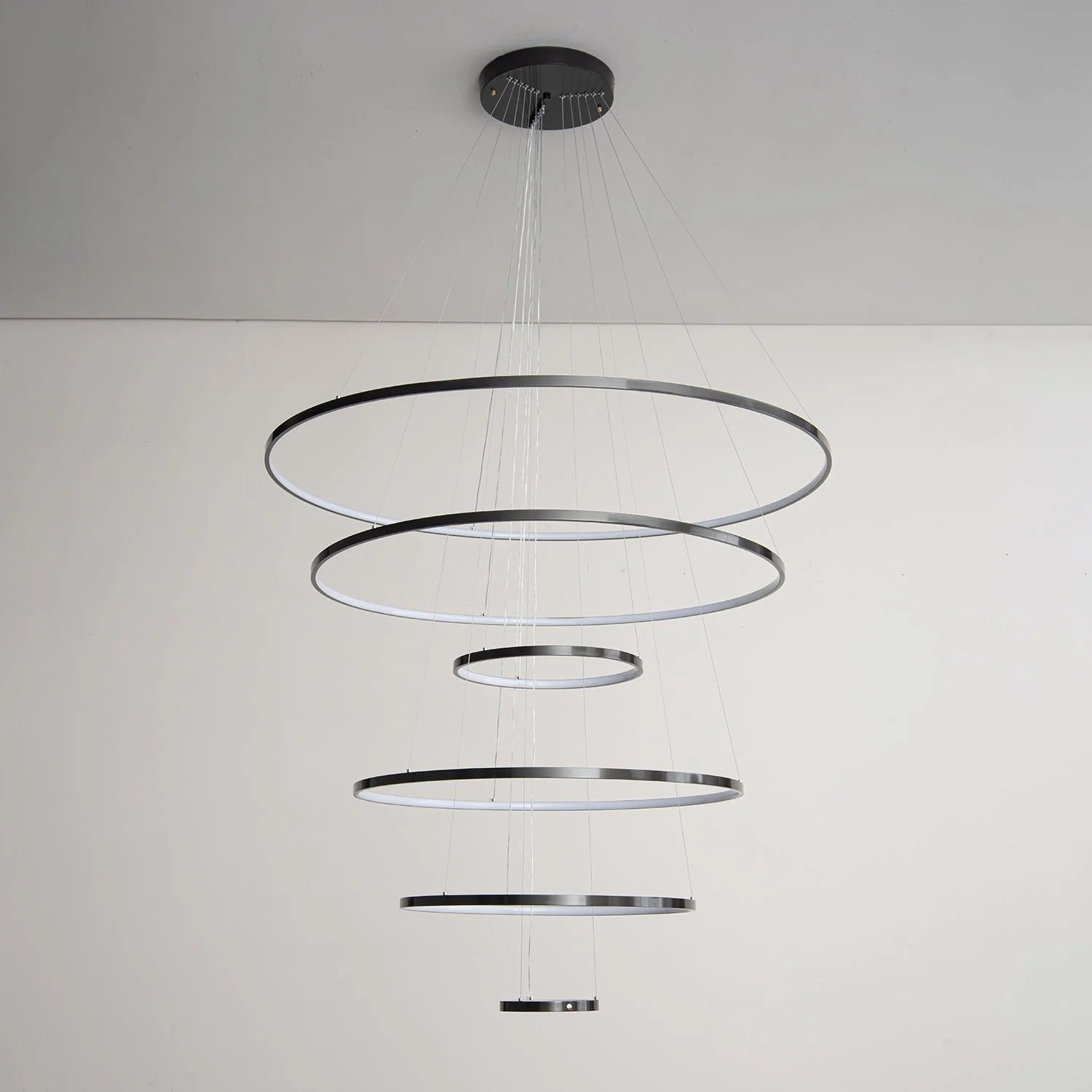 Cassida - Minimalism Circle Shape Chandelier Combo LUMINORLIGHTING