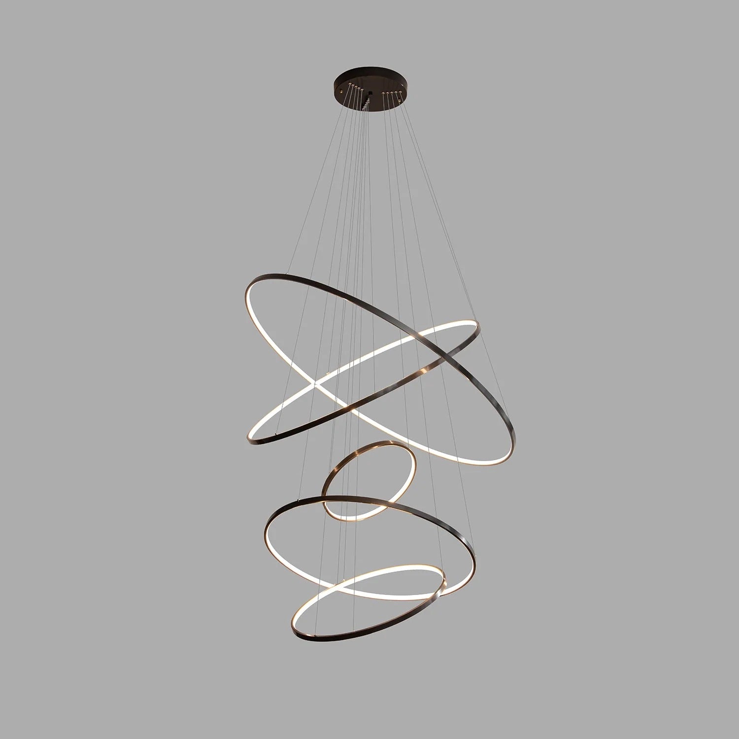 Cassida - Minimalism Circle Shape Chandelier Combo LUMINORLIGHTING
