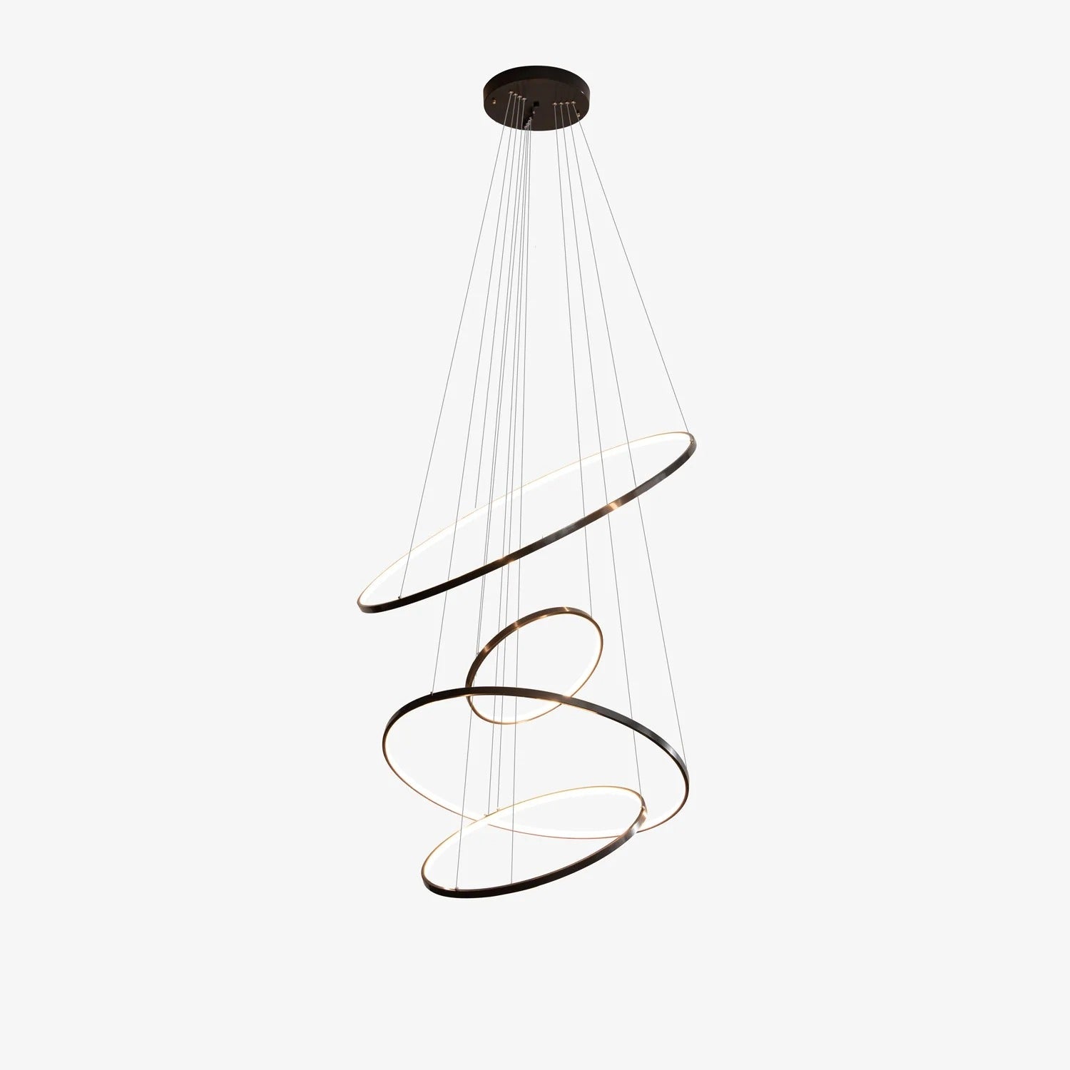 Cassida - Minimalism Circle Shape Chandelier Combo LUMINORLIGHTING