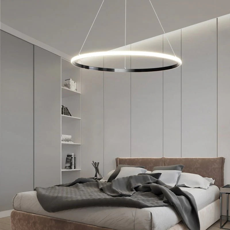 Cassida - Minimalism Circle Shape Chandelier Combo LUMINORLIGHTING