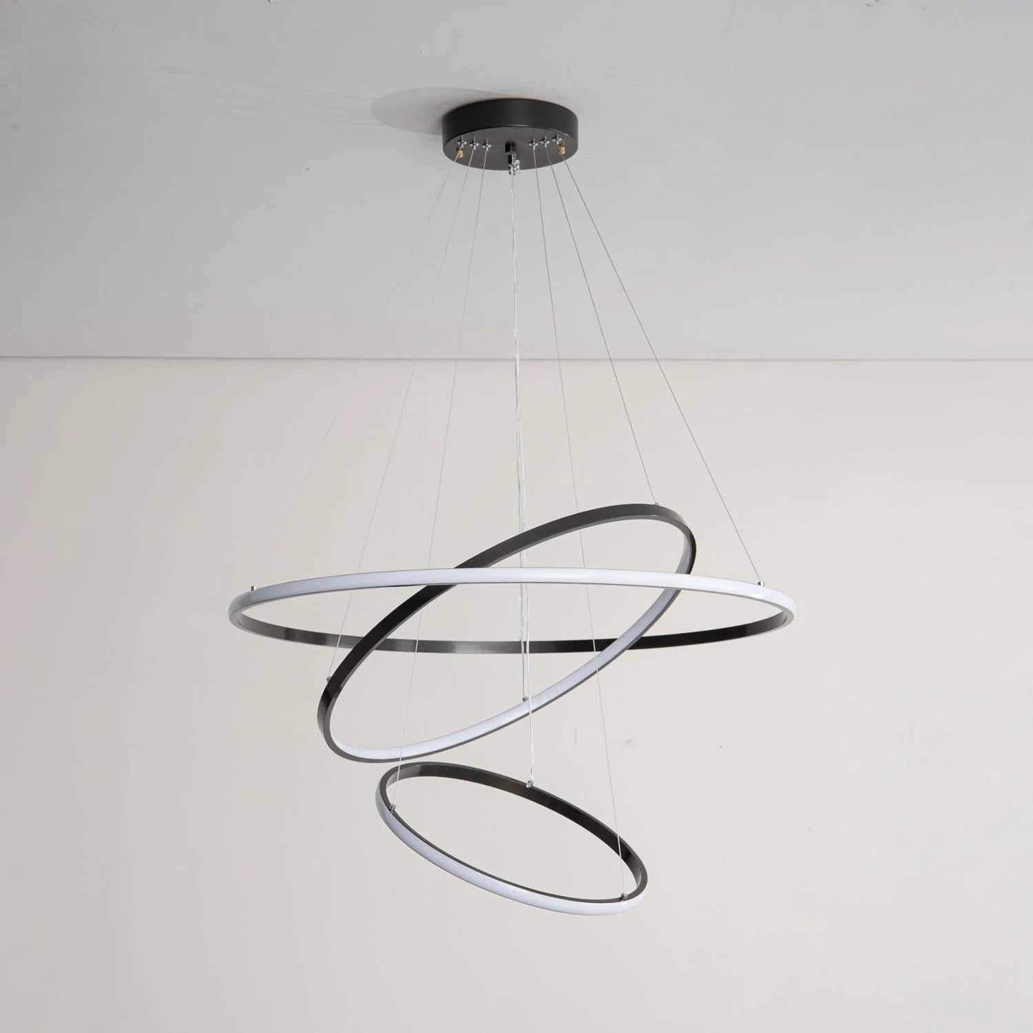 Cassida - Minimalism Circle Shape Chandelier Combo LUMINORLIGHTING