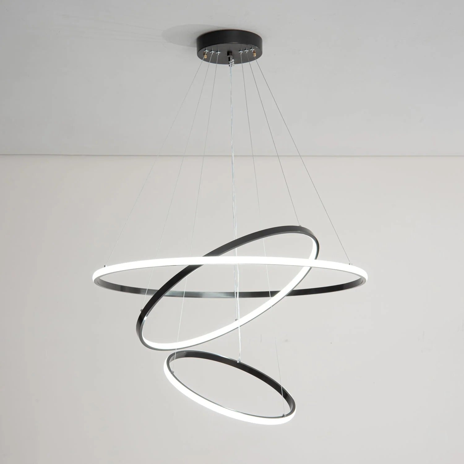 Cassida - Minimalism Circle Shape Chandelier Combo LUMINORLIGHTING