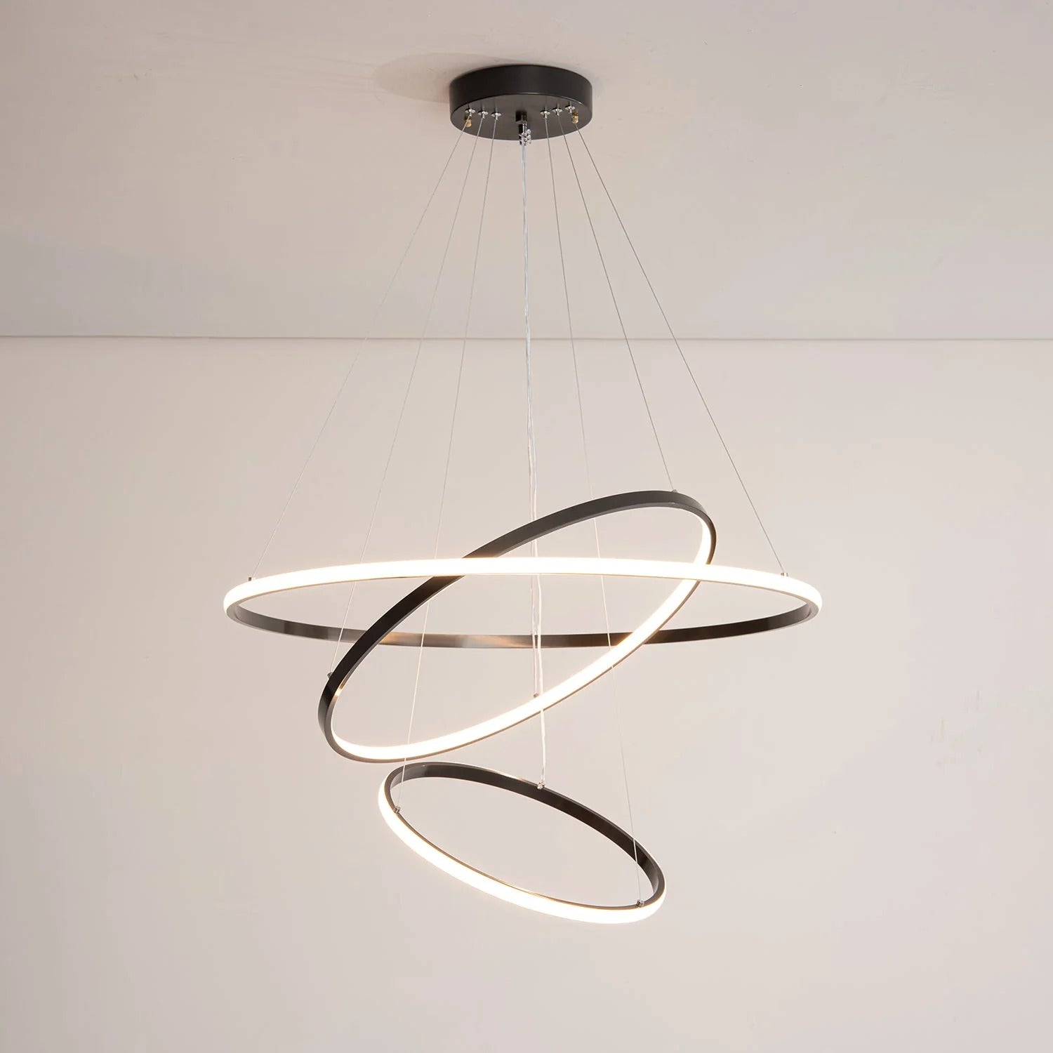 Cassida - Minimalism Circle Shape Chandelier Combo LUMINORLIGHTING