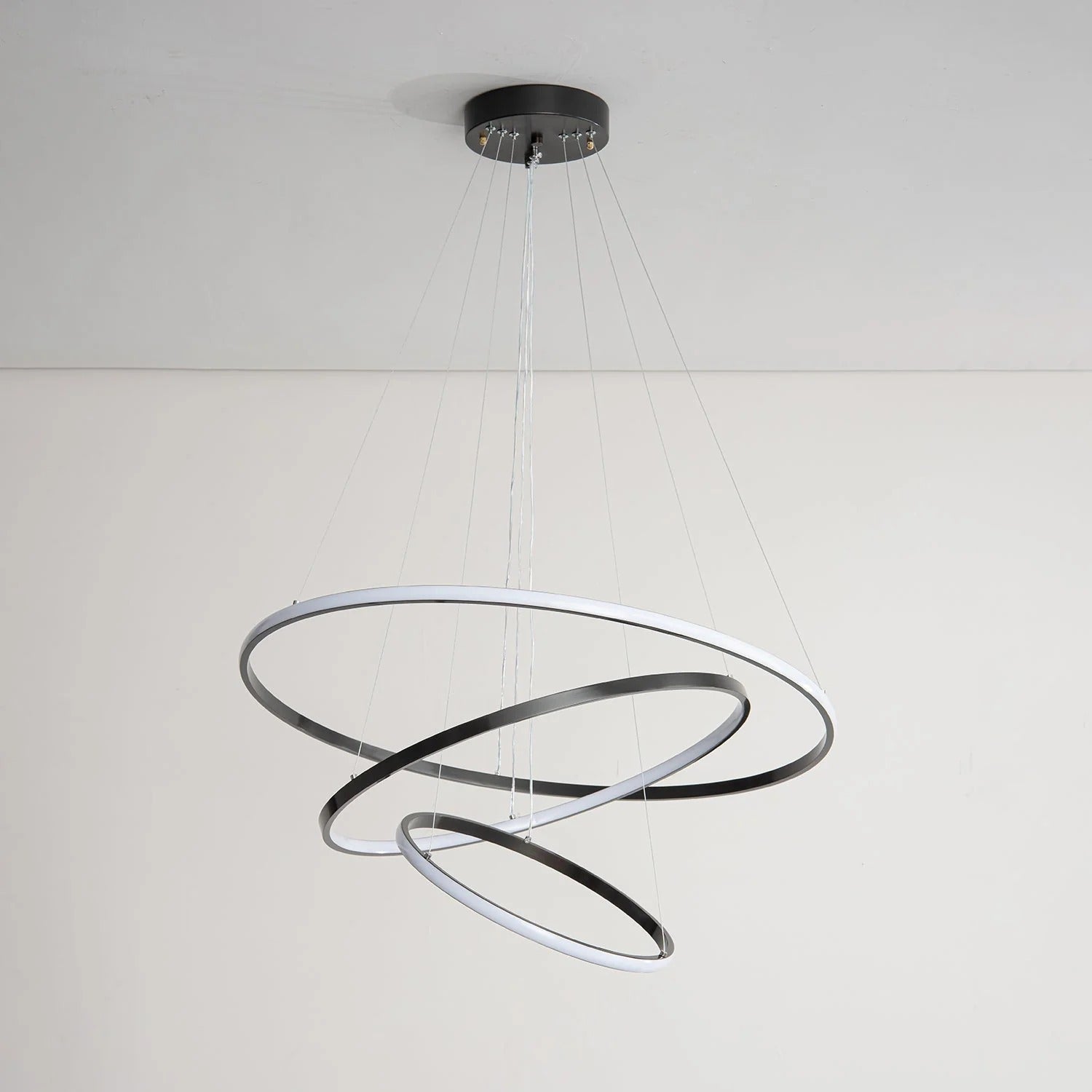 Cassida - Minimalism Circle Shape Chandelier Combo LUMINORLIGHTING