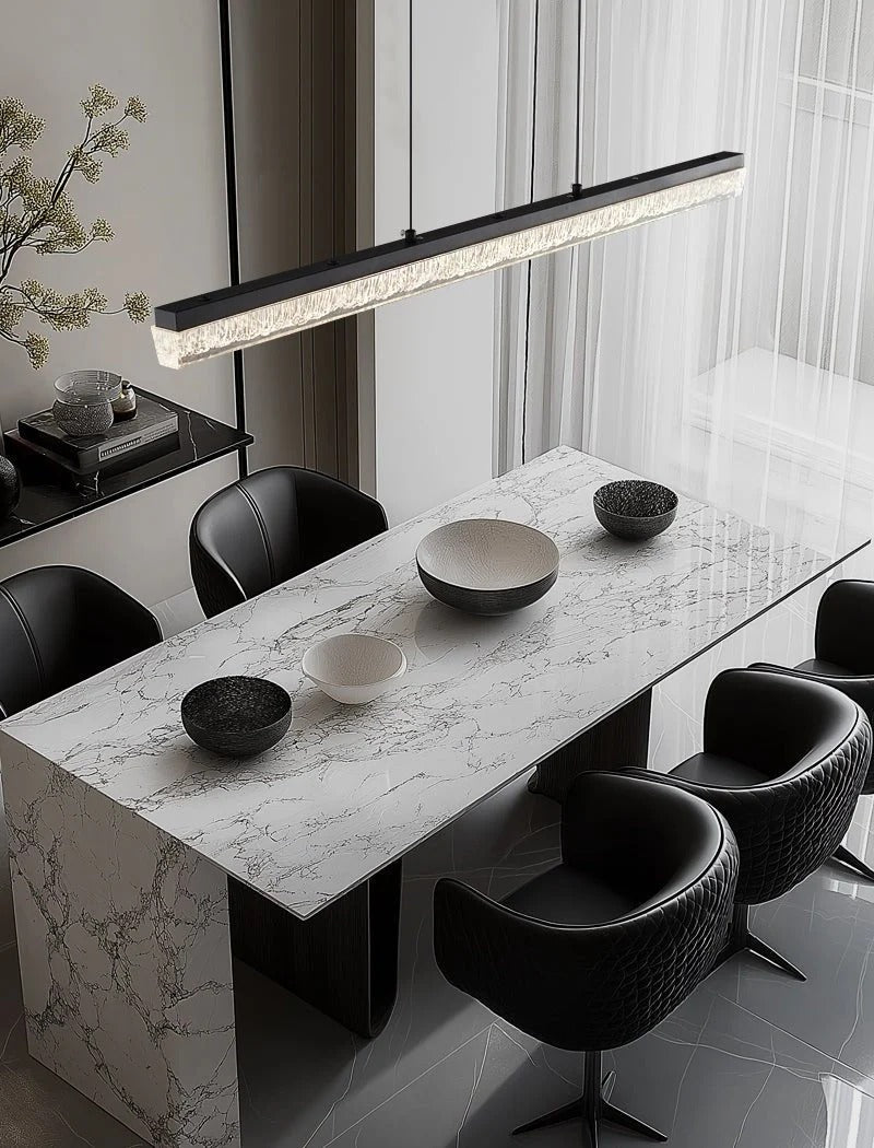 Linea - Modern Essential Long Dinner Pendant Light, 2 Size LUMINORLIGHTING