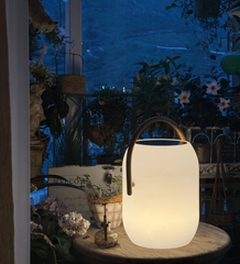 Lucera - Solar Powered Barrel Shape Outdoor Lamp, 3 Sizes