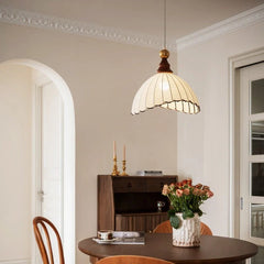 Lucette - Conch Shell Fabric Pendant Lamp LUMINORLIGHTING