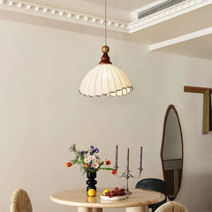 Lucette - Conch Shell Fabric Pendant Lamp LUMINORLIGHTING