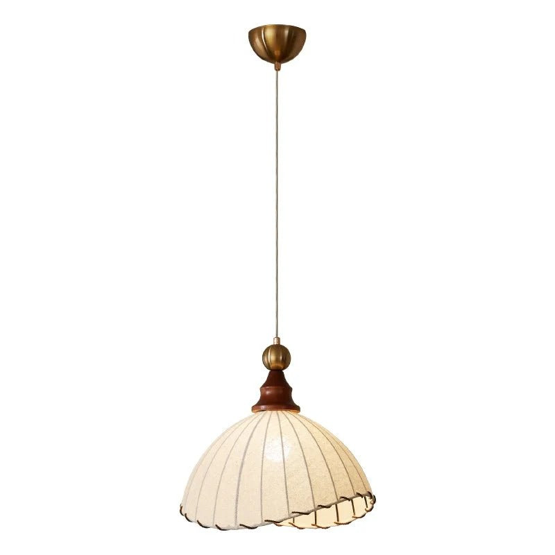 Lucette - Conch Shell Fabric Pendant Lamp LUMINORLIGHTING