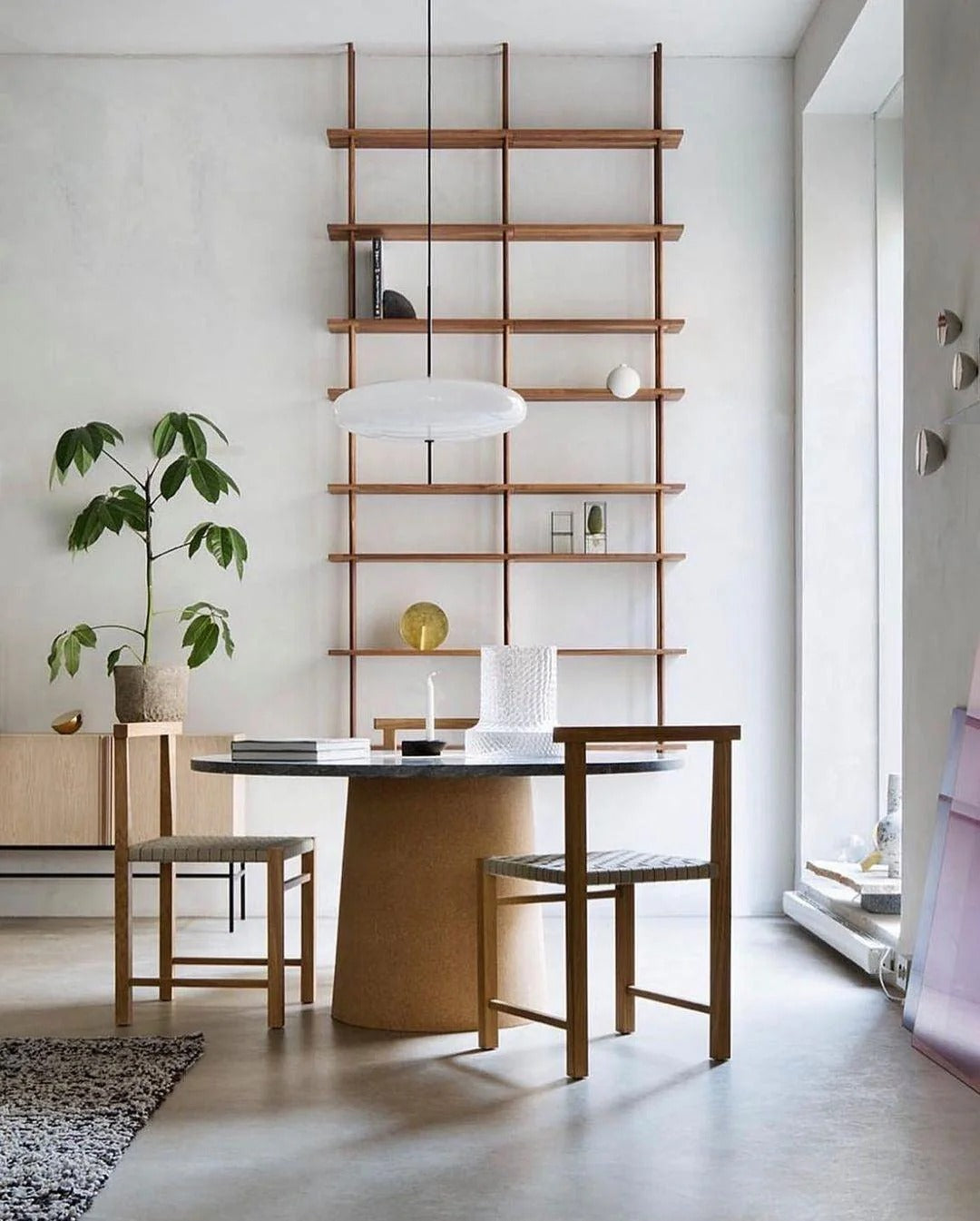 Lunaria - Model 2065 Pendant Lamp, Black/White LUMINORLIGHTING