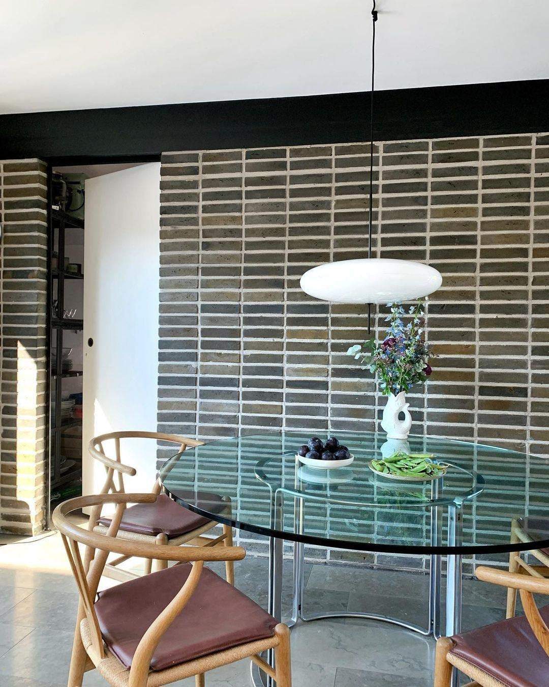 Lunaria - Model 2065 Pendant Lamp, Black/White LUMINORLIGHTING