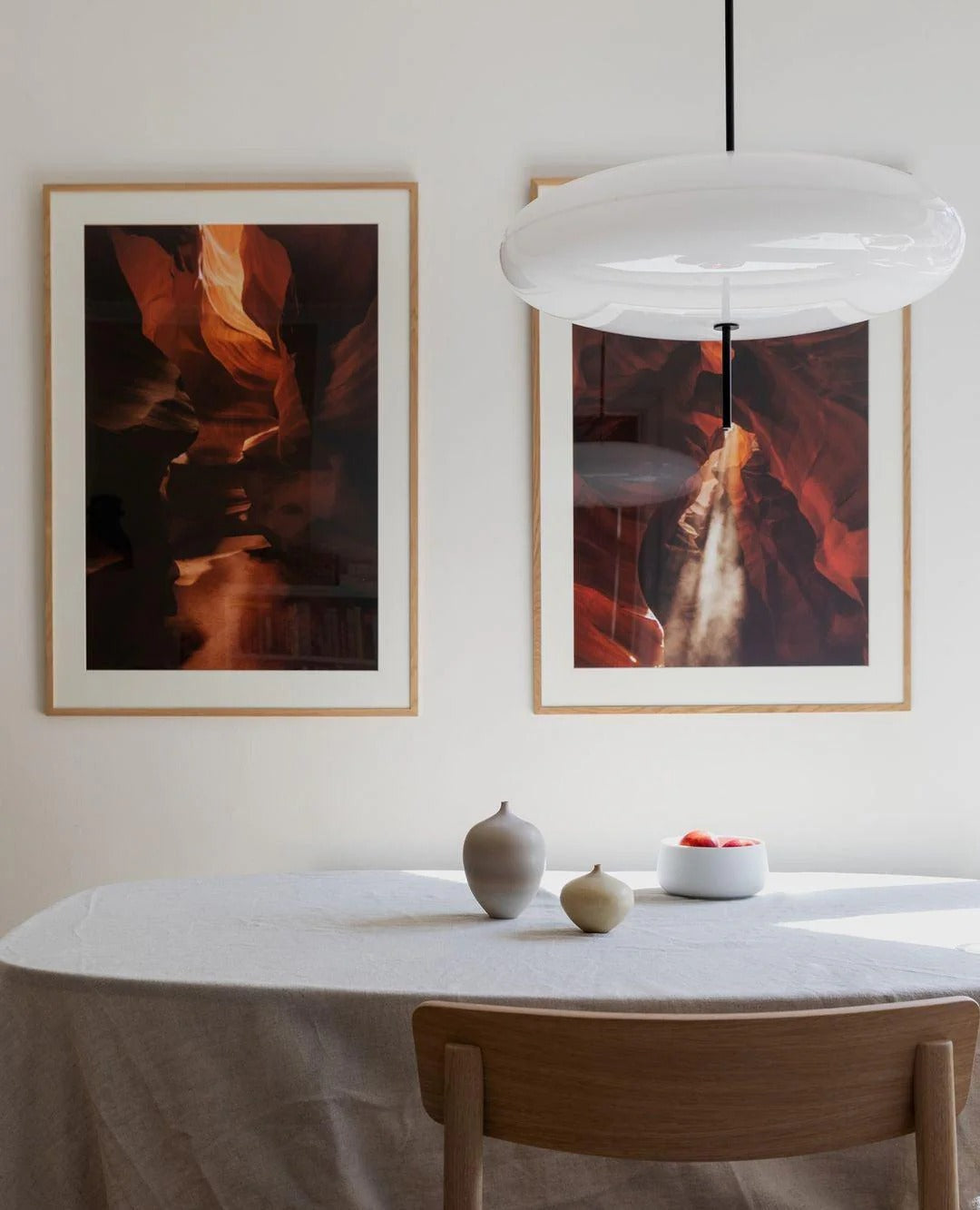 Lunaria - Model 2065 Pendant Lamp, Black/White LUMINORLIGHTING