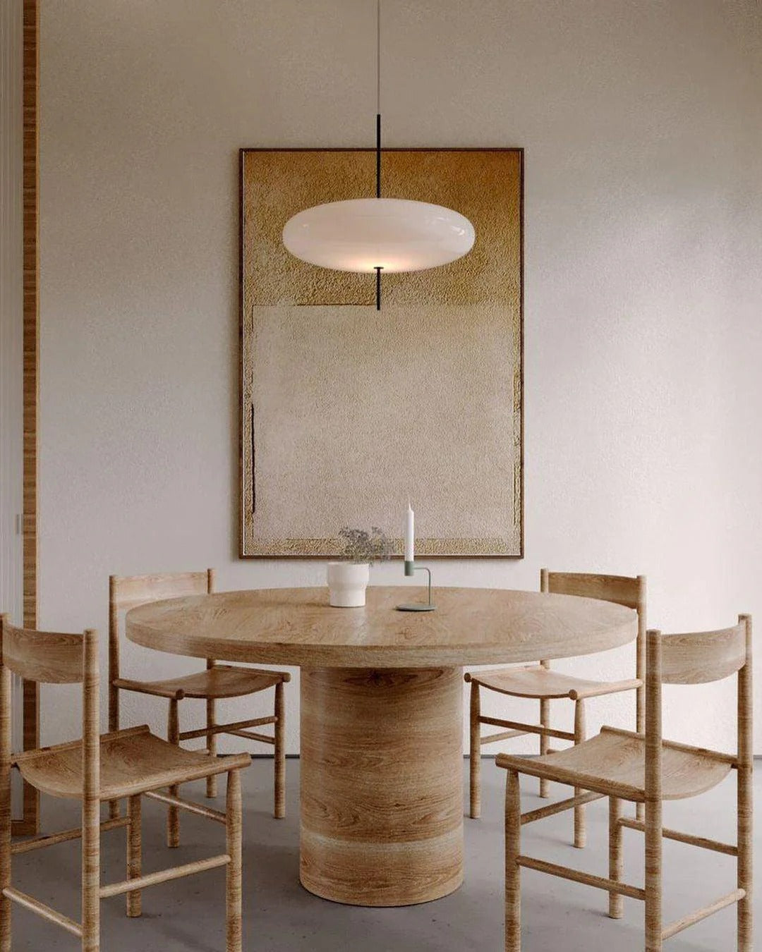 Lunaria - Model 2065 Pendant Lamp, Black/White LUMINORLIGHTING