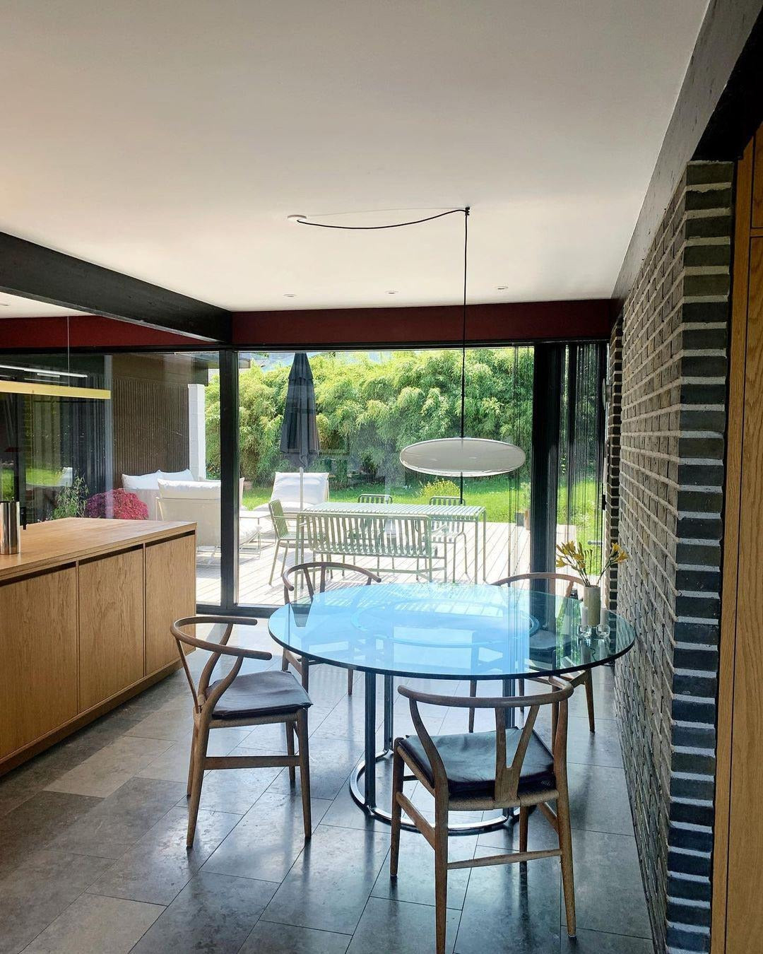 Lunaria - Model 2065 Pendant Lamp, Black/White LUMINORLIGHTING