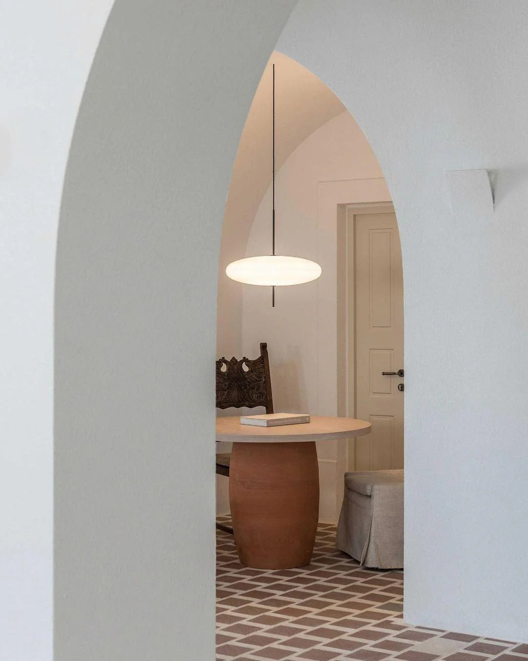 Lunaria - Model 2065 Pendant Lamp, Black/White LUMINORLIGHTING