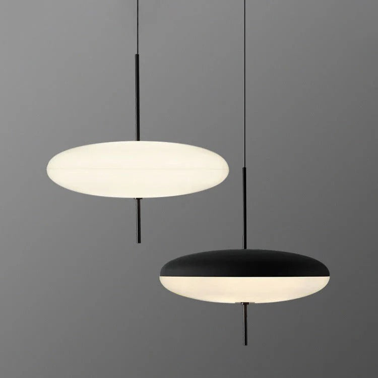Lunaria - Model 2065 Pendant Lamp, Black/White LUMINORLIGHTING