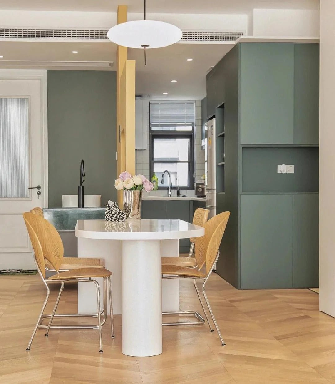 Lunaria - Model 2065 Pendant Lamp, Black/White LUMINORLIGHTING