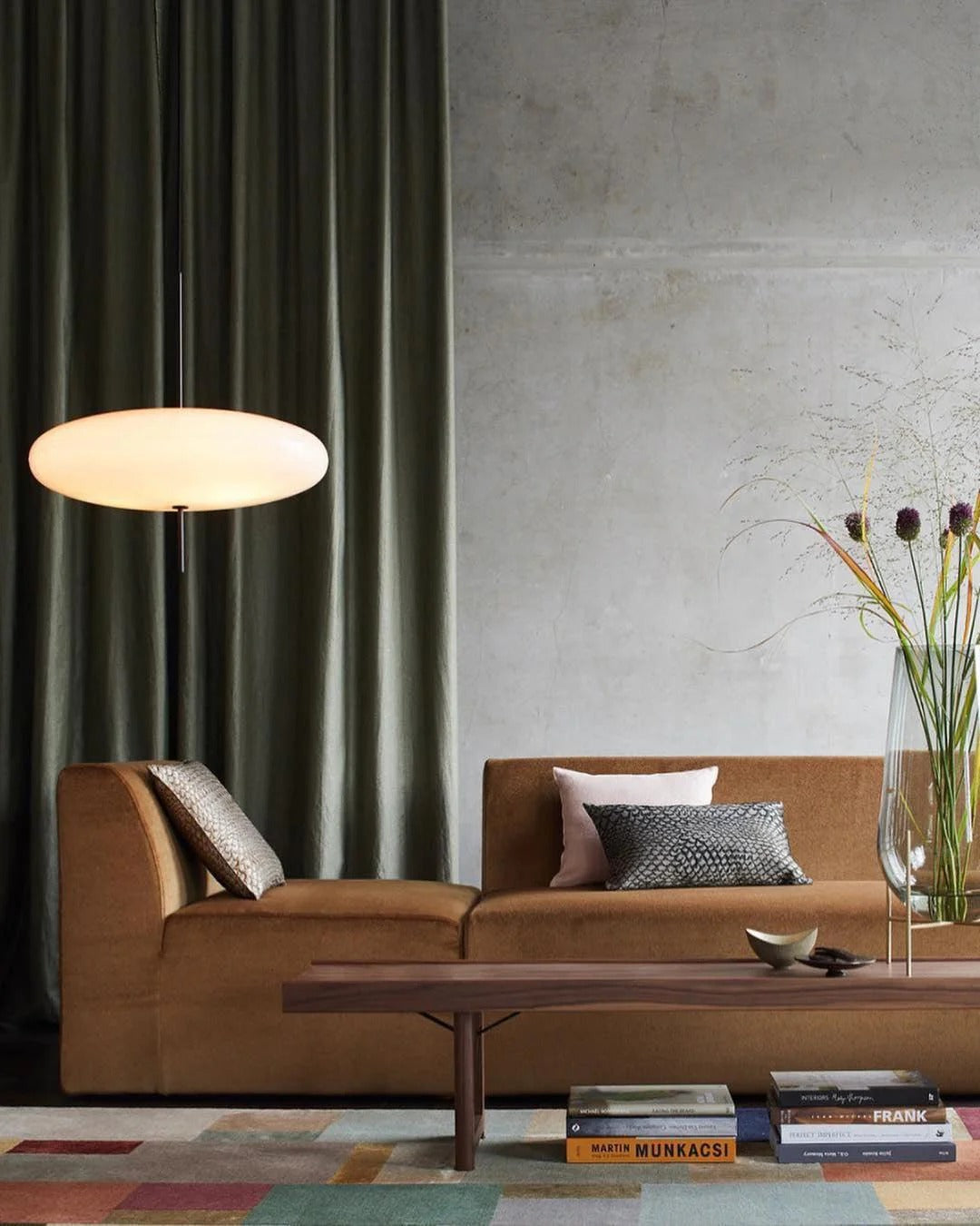 Lunaria - Model 2065 Pendant Lamp, Black/White LUMINORLIGHTING