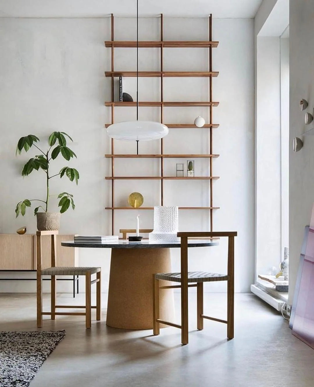 Lunaria - Model 2065 Pendant Lamp, Black/White LUMINORLIGHTING