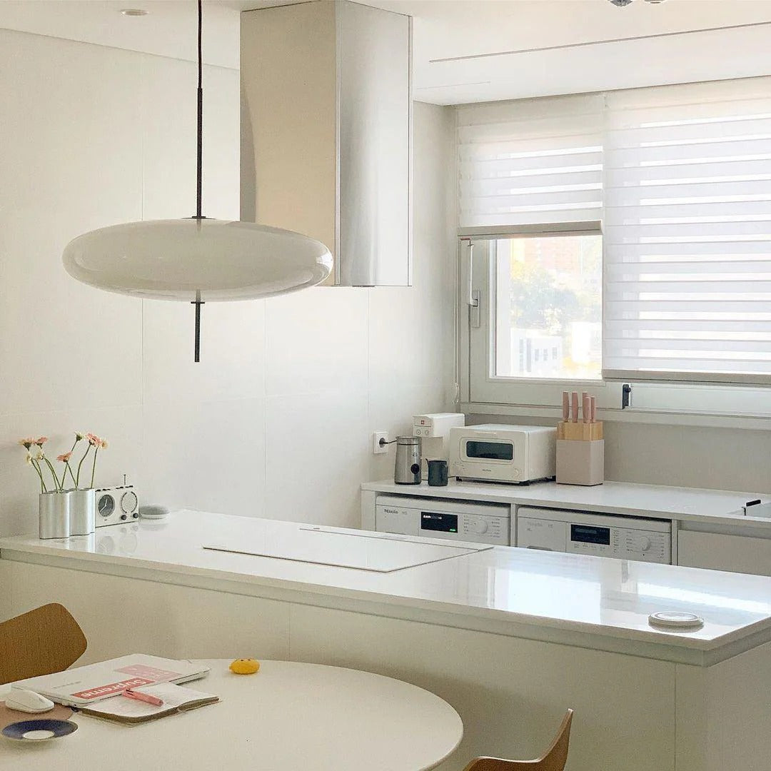 Lunaria - Model 2065 Pendant Lamp, Black/White LUMINORLIGHTING