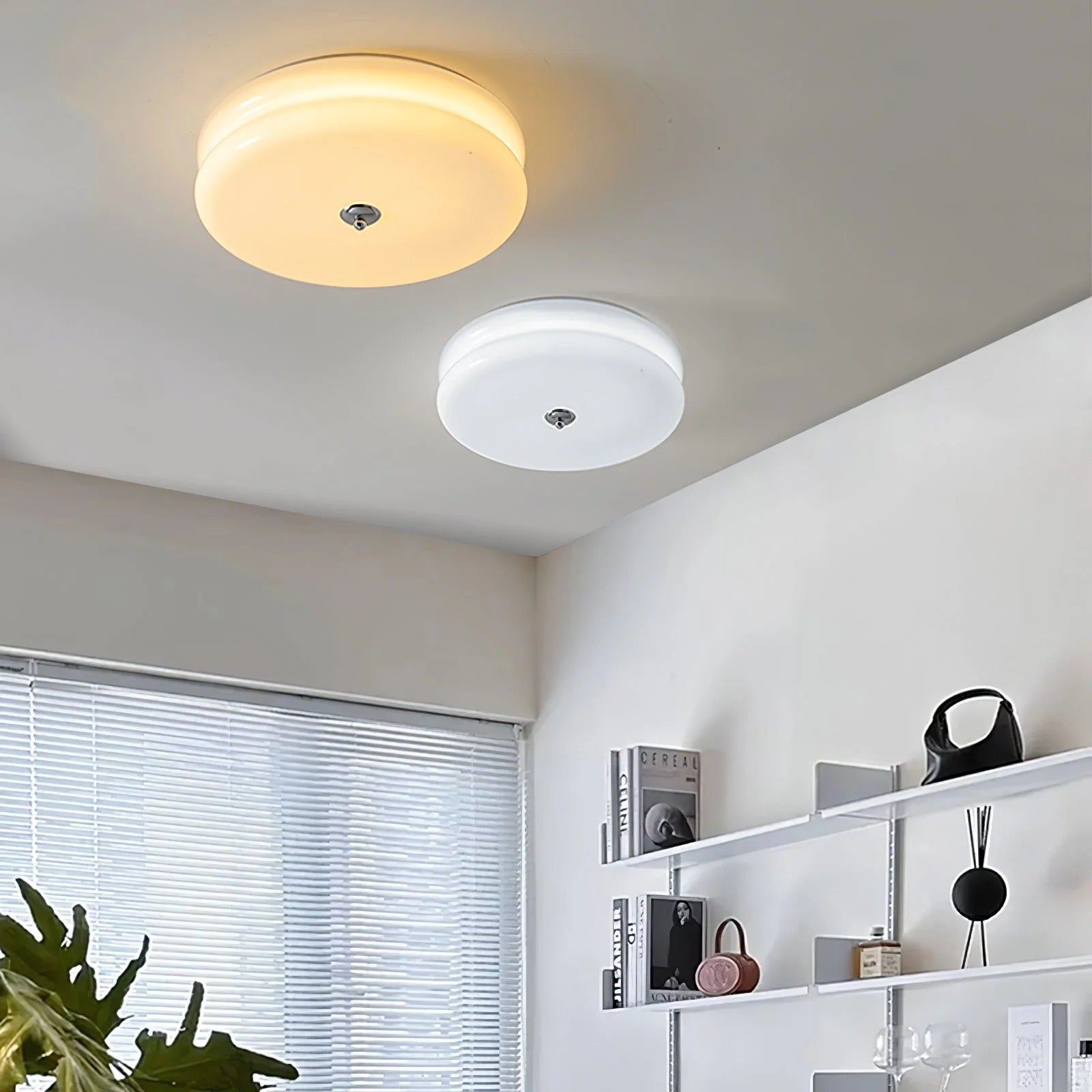 Nuvetta - Creamy Tone Round Ceiling Light LUMINORLIGHTING