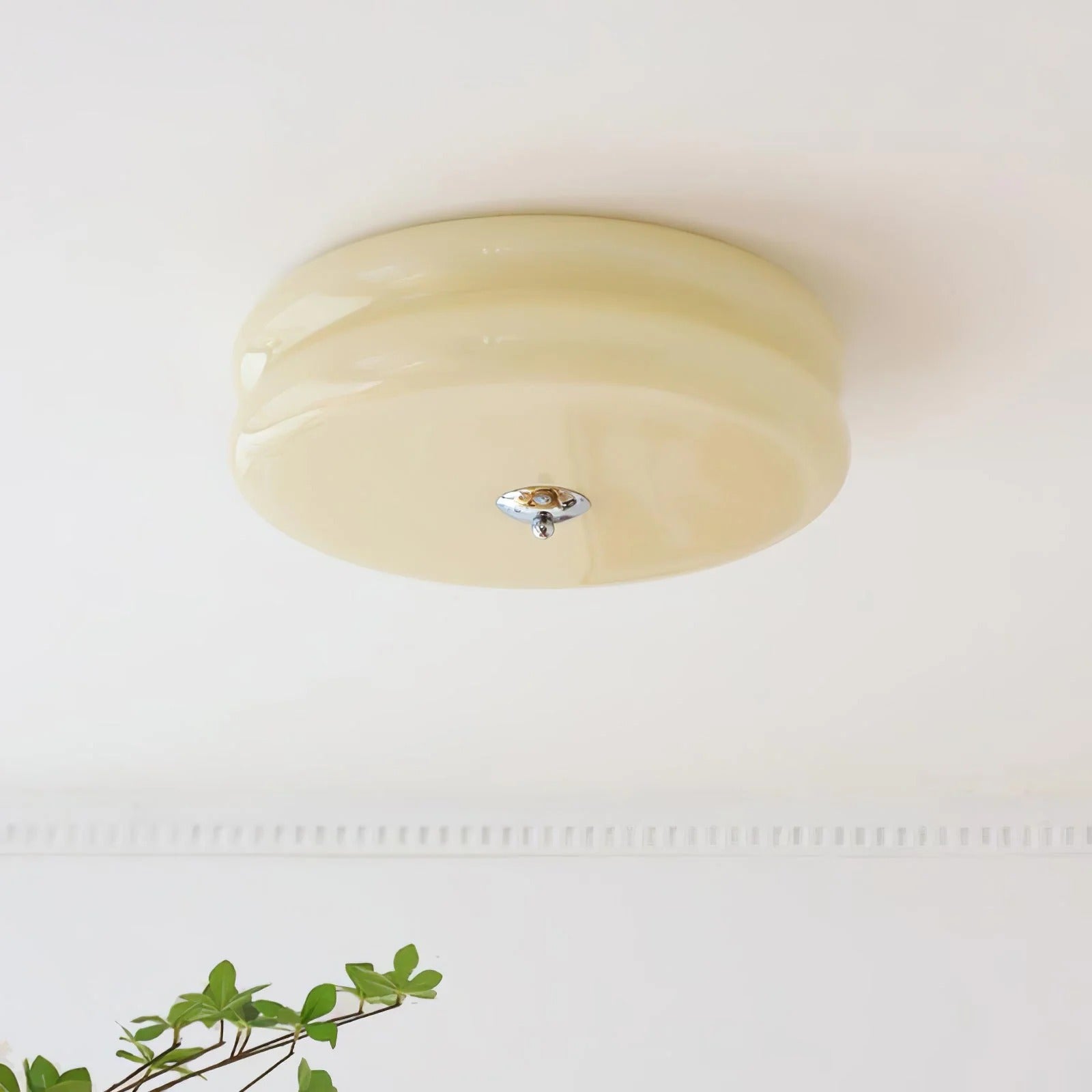 Nuvetta - Creamy Tone Round Ceiling Light LUMINORLIGHTING