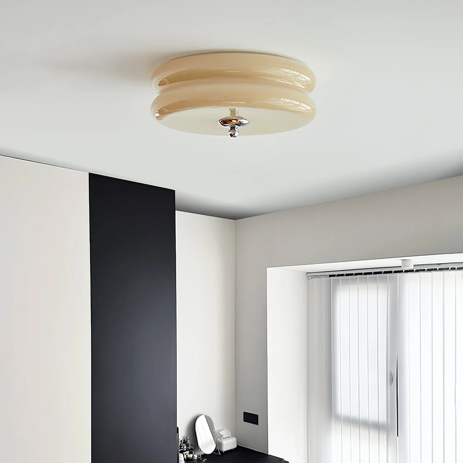 Nuvetta - Creamy Tone Round Ceiling Light LUMINORLIGHTING
