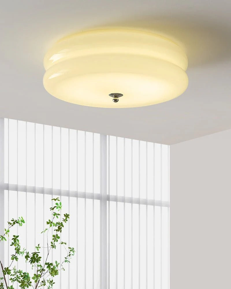 Nuvetta - Creamy Tone Round Ceiling Light LUMINORLIGHTING
