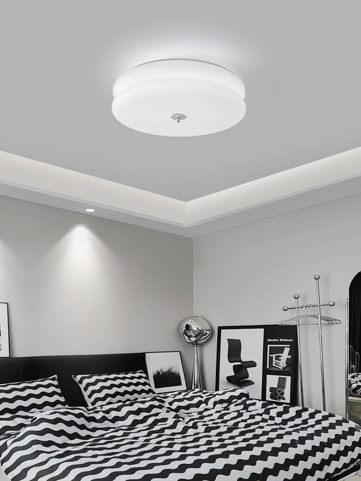 Nuvetta - Creamy Tone Round Ceiling Light LUMINORLIGHTING