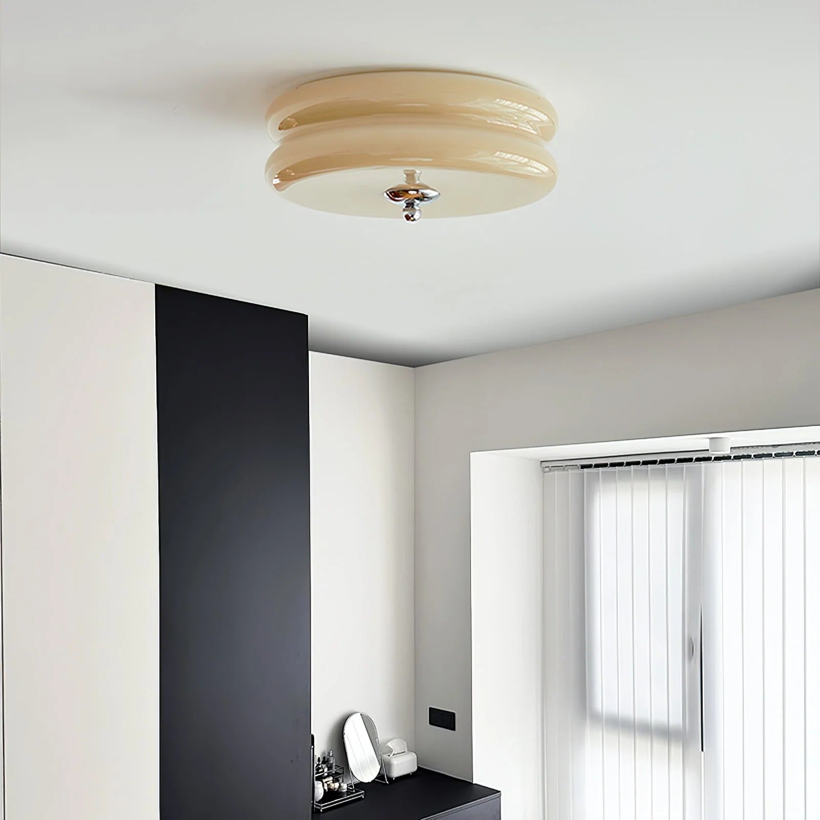 Nuvetta - Creamy Tone Round Ceiling Light LUMINORLIGHTING