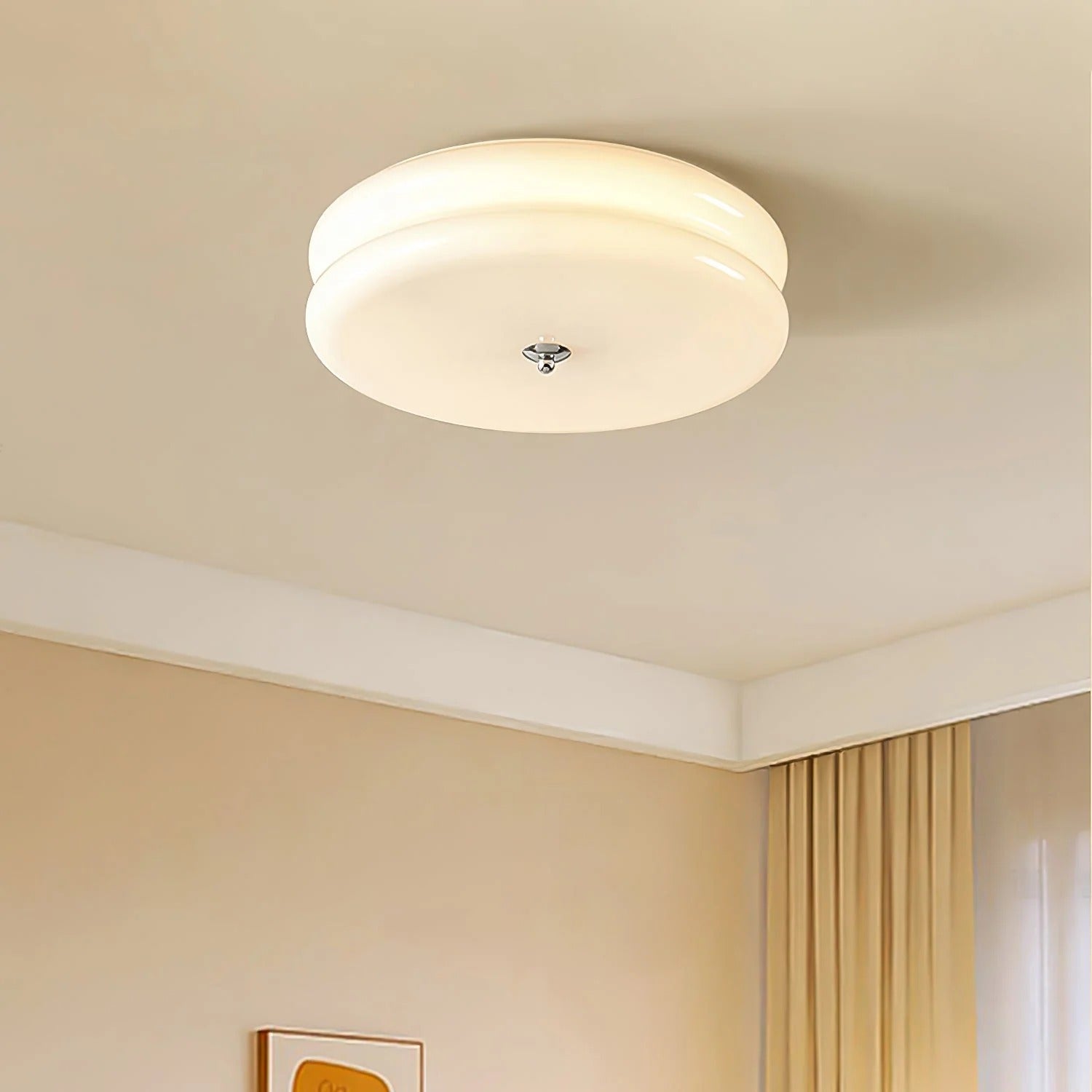 Nuvetta - Creamy Tone Round Ceiling Light LUMINORLIGHTING