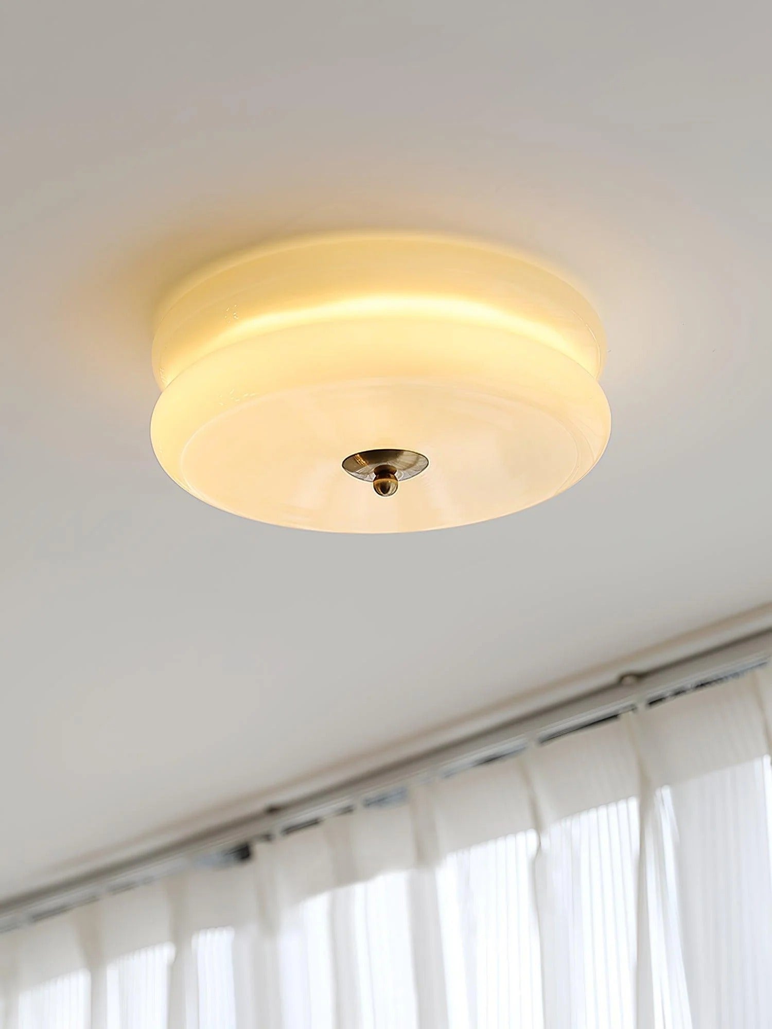 Nuvetta - Creamy Tone Round Ceiling Light LUMINORLIGHTING
