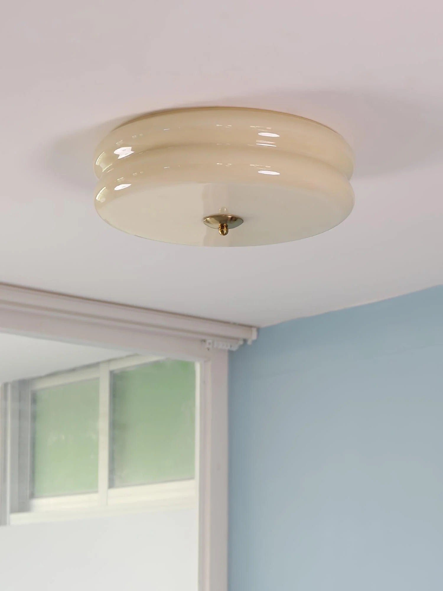 Nuvetta - Creamy Tone Round Ceiling Light LUMINORLIGHTING