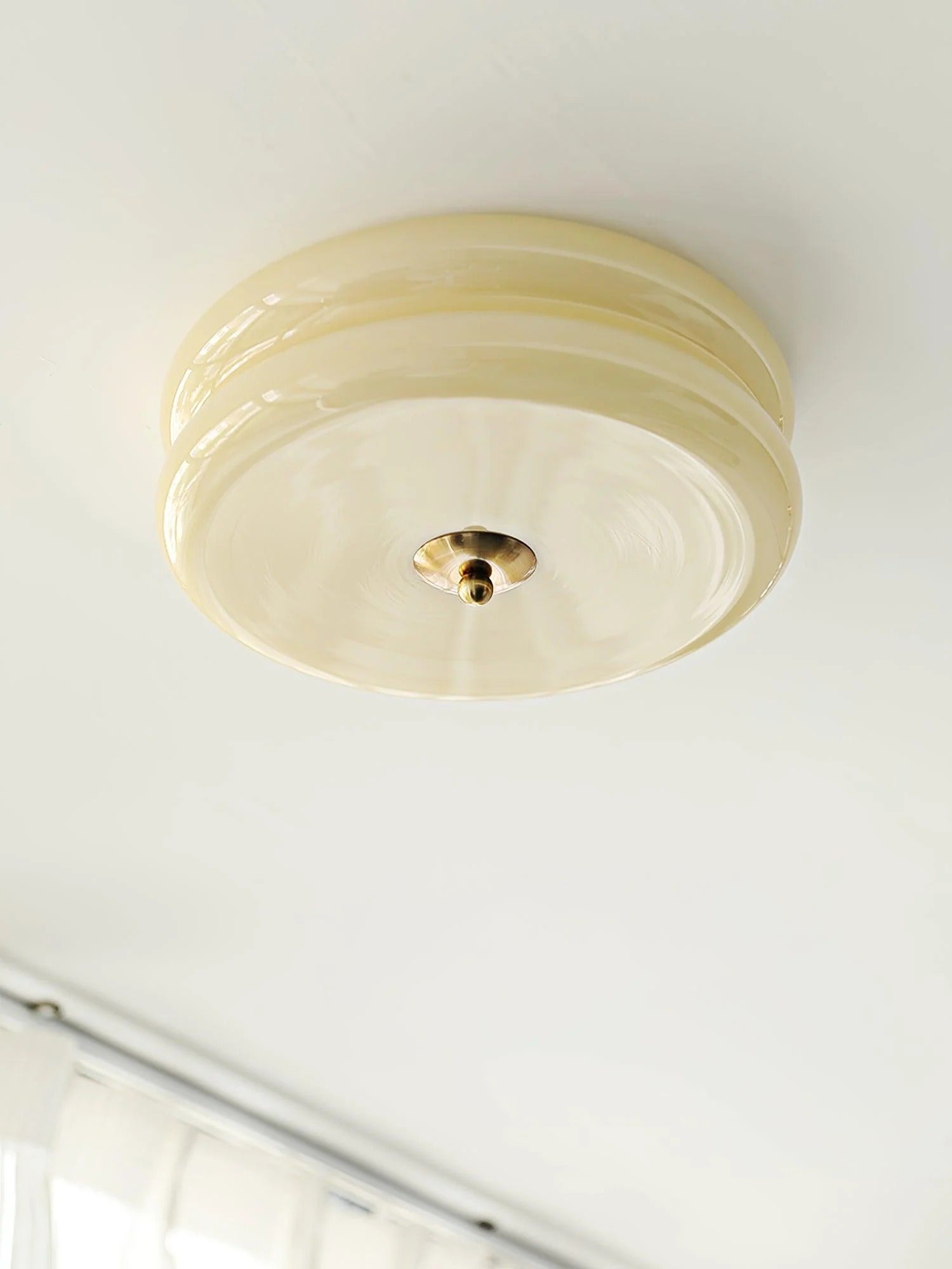 Nuvetta - Creamy Tone Round Ceiling Light LUMINORLIGHTING