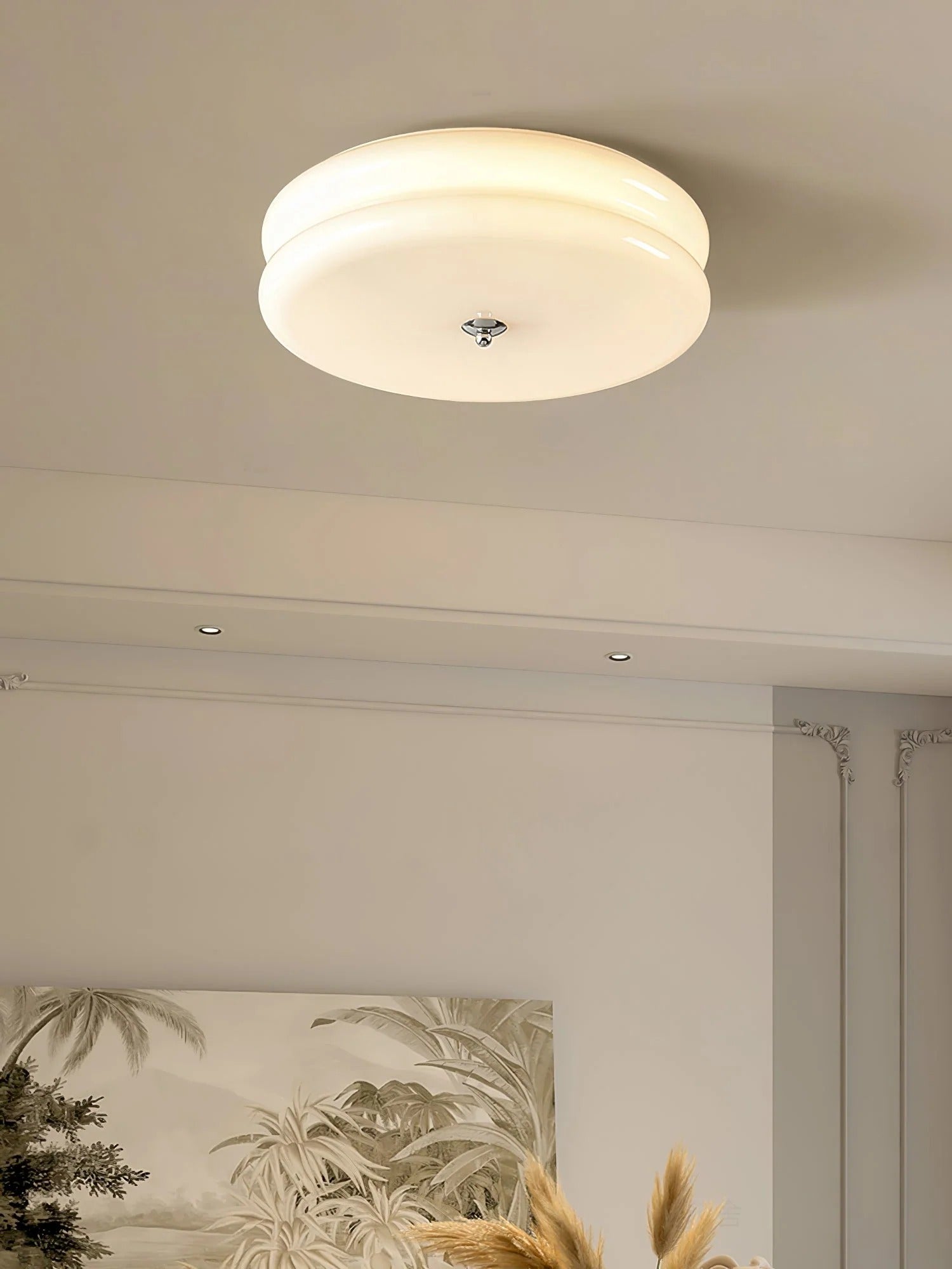 Nuvetta - Creamy Tone Round Ceiling Light LUMINORLIGHTING