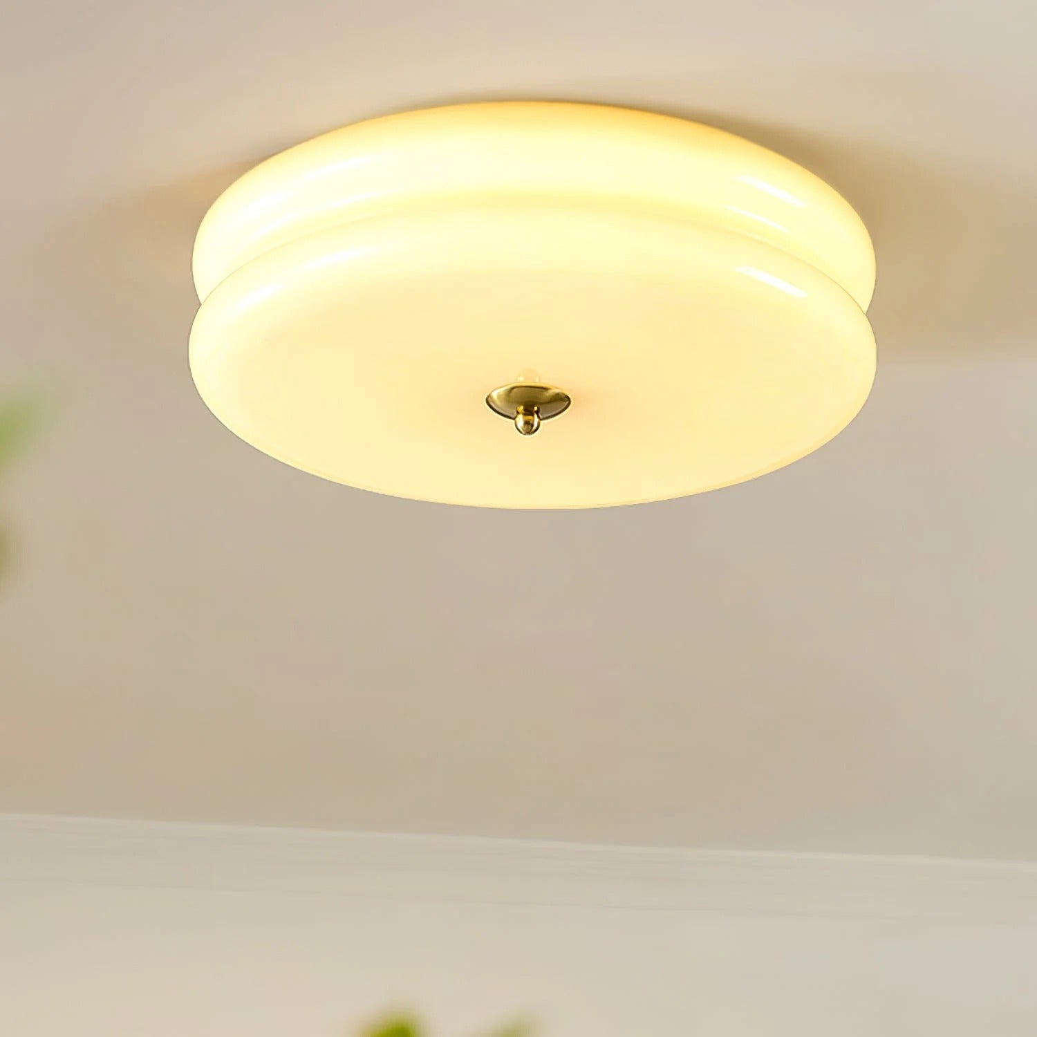 Nuvetta - Creamy Tone Round Ceiling Light LUMINORLIGHTING