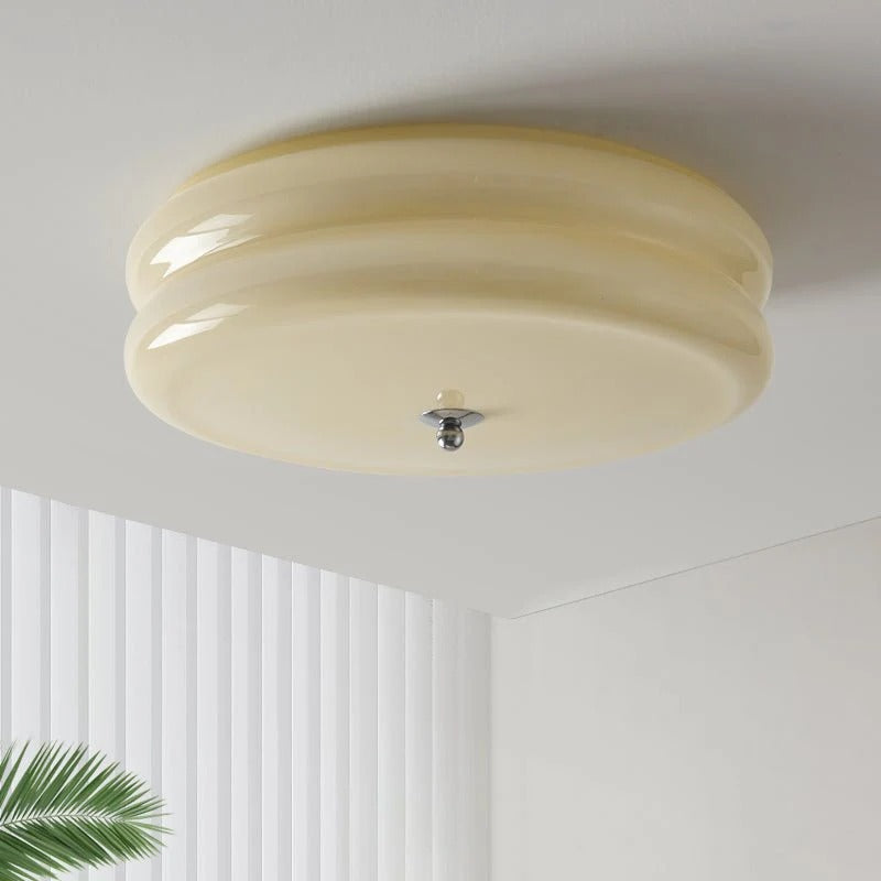 Nuvetta - Creamy Tone Round Ceiling Light LUMINORLIGHTING
